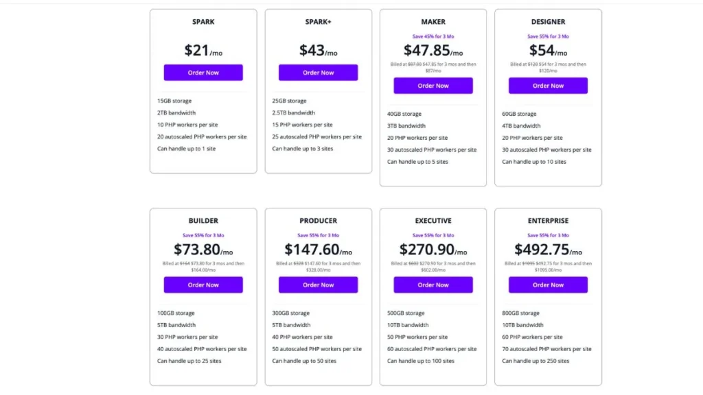 Liquid Hosting Pricing and Plans